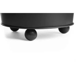 Gartenfreude Design Feuerstelle Ø 39 Cm Schwarz -Grill und Flamme 765609 4655 06