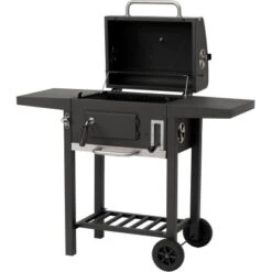 Tepro Toronto-Holzkohlengrill Compakt Anthrazit-Edelstahl 5 Tepro Toronto-Holzkohlengrill Compakt Anthrazit-Edelstahl -Grill und Flamme 769327 2400 03