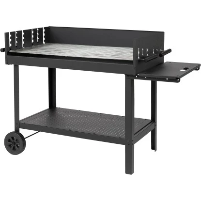 Tepro Atlanta-Holzkohlen Grillwagen Schwarz 3 Tepro Atlanta-Holzkohlen Grillwagen Schwarz – Bild 3