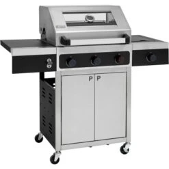 Tepro Gasgrill Keansburg 3 Mit Seitenbrenner Schwarz-Edelstahl