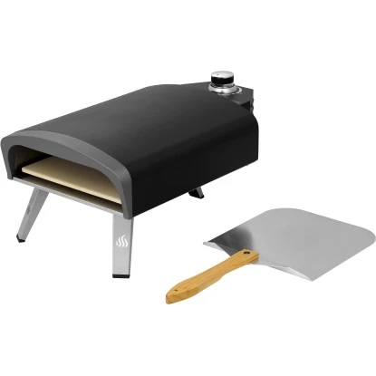 Tepro Gas Pizzaofen Burnsville Schwarz-Edelstahl 2 Tepro Gas Pizzaofen Burnsville Schwarz-Edelstahl – Bild 2