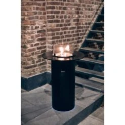 Enders® Feuerstelle Nova LED L Black-Chrome -Grill und Flamme 831232 3795 5601 5