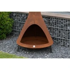 Westmann Feuerstelle Inkl. Rauchablass Rost 9 Westmann Feuerstelle Inkl. Rauchablass Rost -Grill und Flamme 8346561 1741 WMLG900R 01