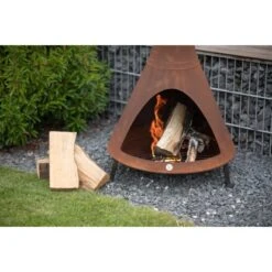 Westmann Feuerstelle Inkl. Rauchablass Rost 11 Westmann Feuerstelle Inkl. Rauchablass Rost -Grill und Flamme 8346561 1741 WMLG900R 03