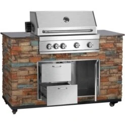 El Fuego Gasgrillküche AY 3000 Built-In Ca.147 Cm X 130 Cm X 68 Cm -Grill und Flamme 839339 2240 GRILLKUECHE 5