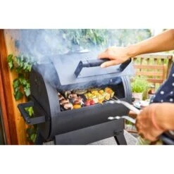 Jamestown Holzkohle-Standgrill Ryder -Grill und Flamme 8460669 5