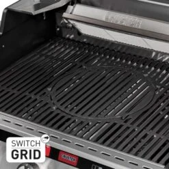 Enders Gasgrill Uniq Pro 3 IK Kitchen Cruster 120 Cm X 147 Cm Schwarz-Edelstahl -Grill und Flamme en Cruster SwitchGrid S 07