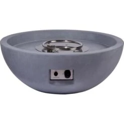 Dobar Outdoor-Feuerschale Mit Gasflamme Lunar Ø 90 Cm Grau 15 Dobar Outdoor-Feuerschale Mit Gasflamme Lunar Ø 90 Cm Grau -Grill und Flamme lavaofengasfeuerstelle 03