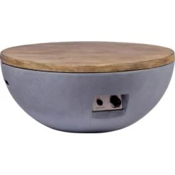 Dobar Outdoor-Feuerschale Mit Gasflamme Lunar Ø 90 Cm Grau 16 Dobar Outdoor-Feuerschale Mit Gasflamme Lunar Ø 90 Cm Grau -Grill und Flamme lavaofengasfeuerstelle 04