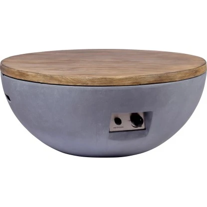 Dobar Outdoor-Feuerschale Mit Gasflamme Lunar Ø 90 Cm Grau 5 Dobar Outdoor-Feuerschale Mit Gasflamme Lunar Ø 90 Cm Grau – Bild 5